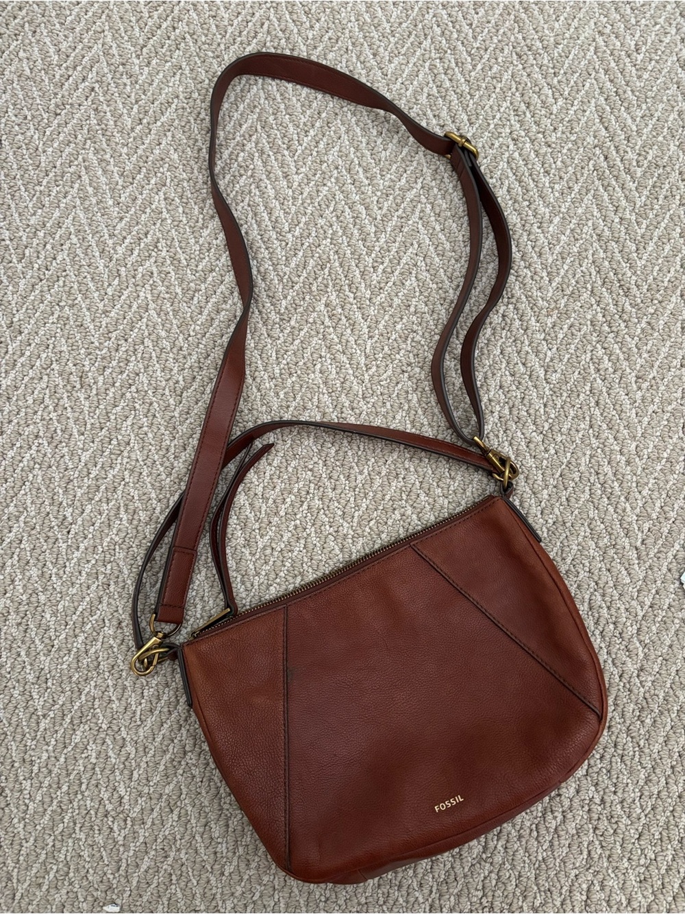 Fossil Leather Cross Body